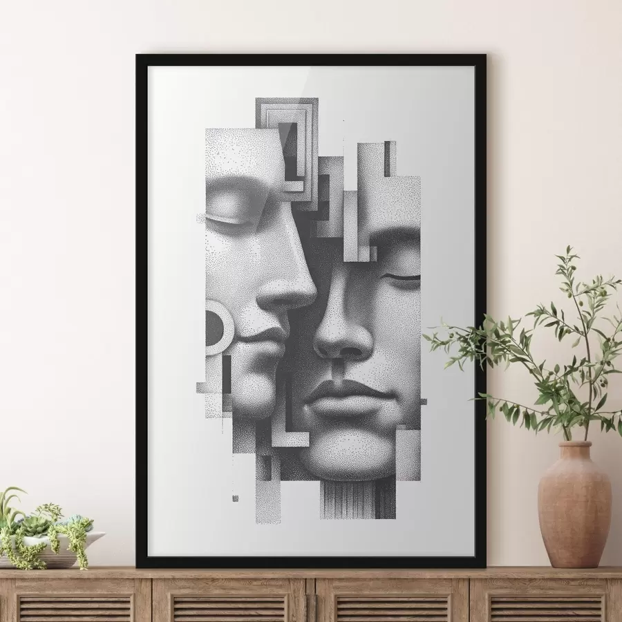 Fototapeta Graficzne portrety abstrakcyjne f49242
