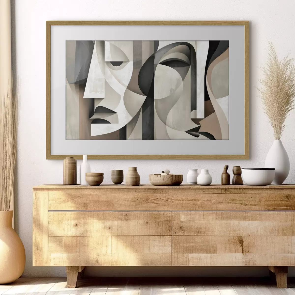 Plakat Abstrakcyjne twarze f49344