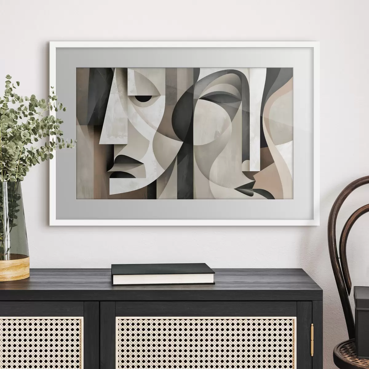 Plakat Abstrakcyjne twarze f49344
