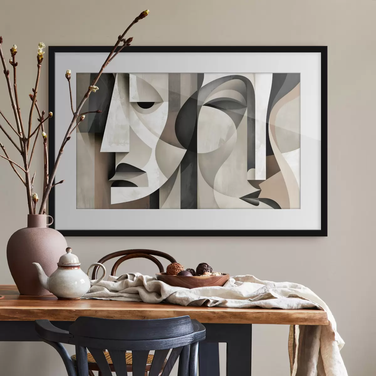 Plakat Abstrakcyjne twarze f49344