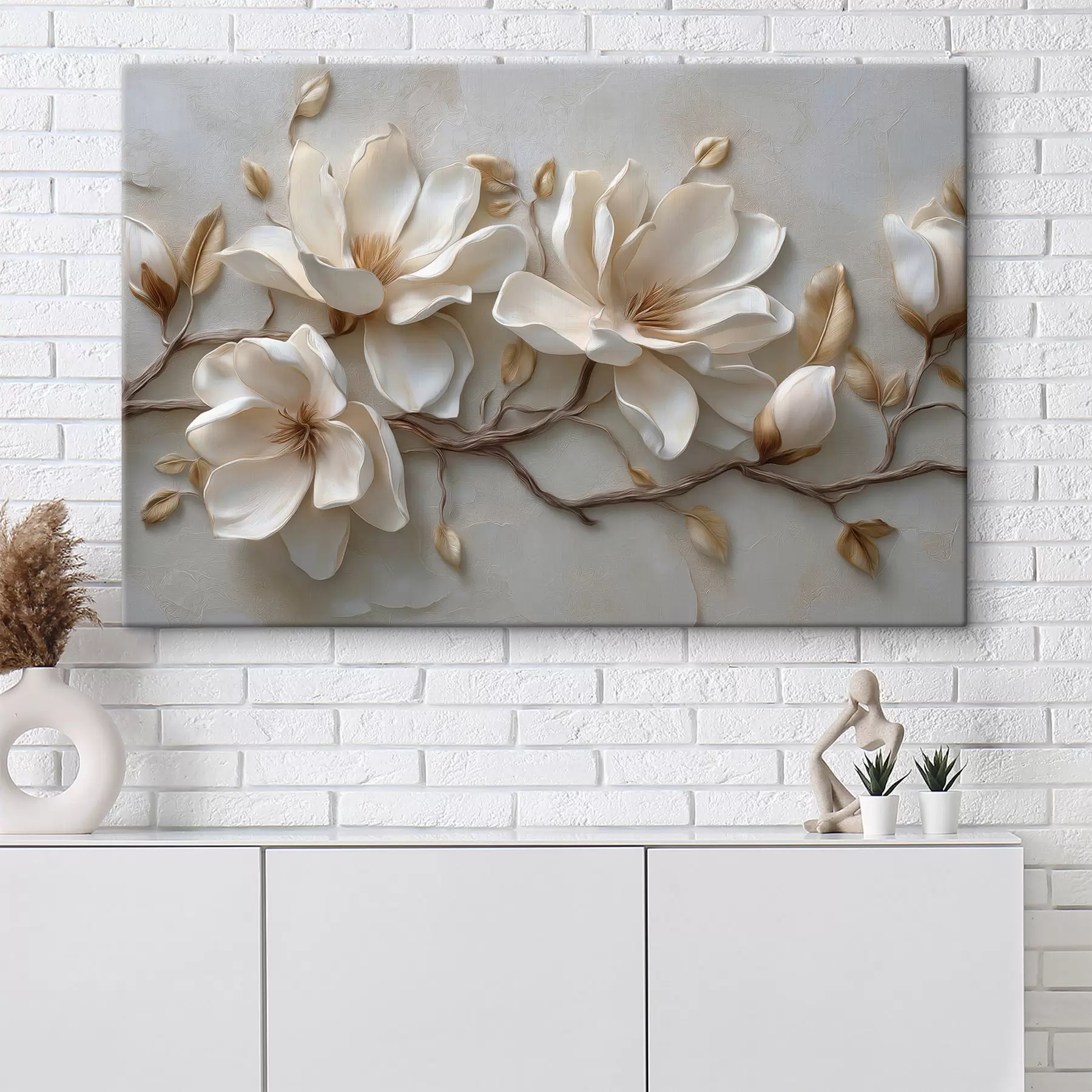 Obraz Gałązka magnolii s49407