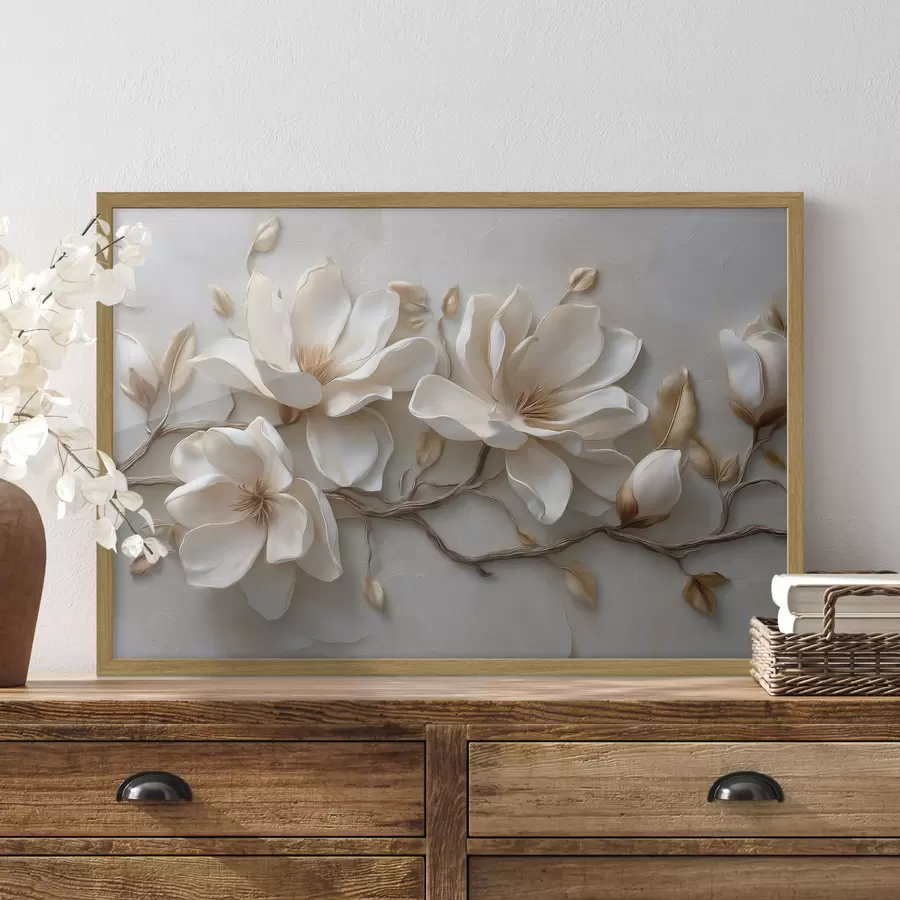 Fototapeta Gałązka magnolii f49407
