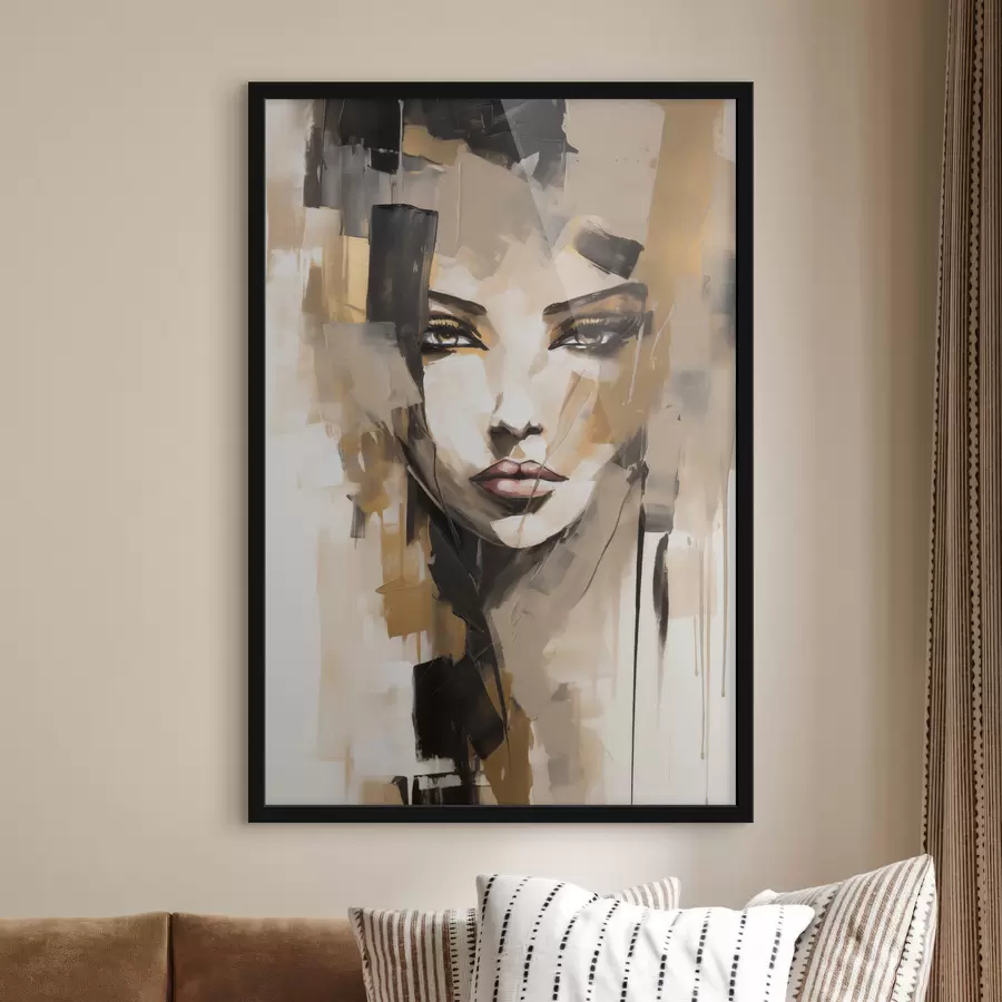 Fototapeta Abstrakcyjna twarz f49409