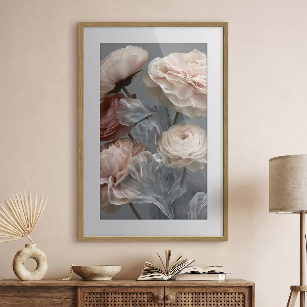 Plakat Bukiet abstrakcyjnych kwiatów f49367