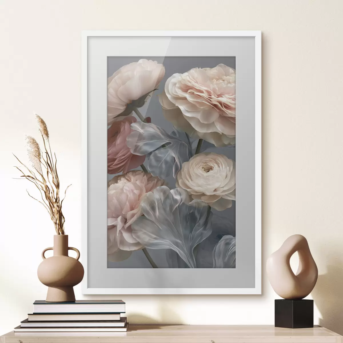 Plakat Bukiet abstrakcyjnych kwiatów f49367