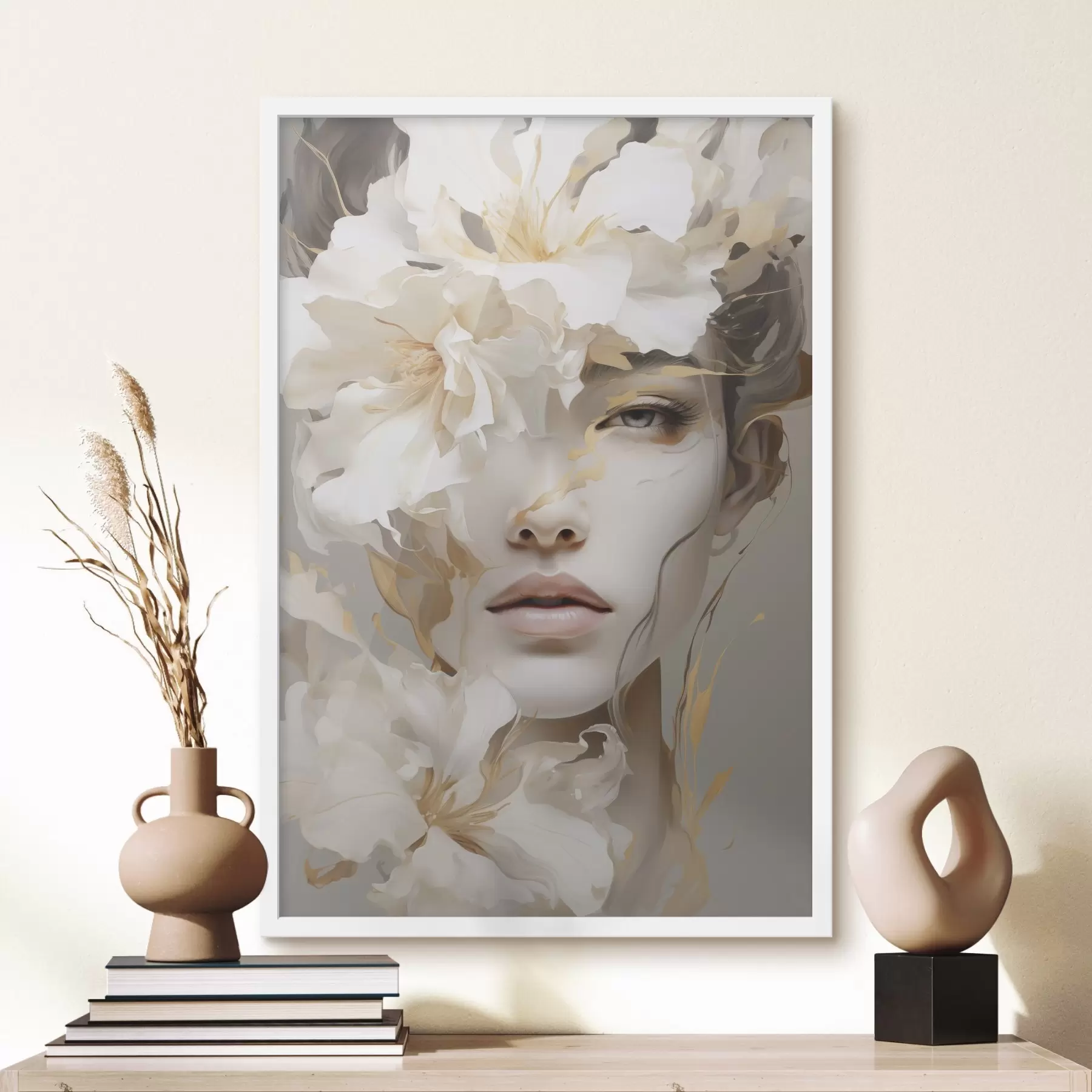 Fototapeta Portret dziewczyny wśród kwiatów f49392