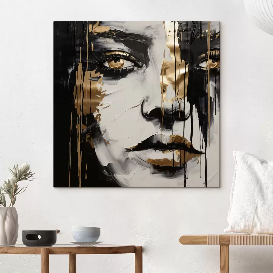 Obraz Abstrakcyjny portret kobiety s49442