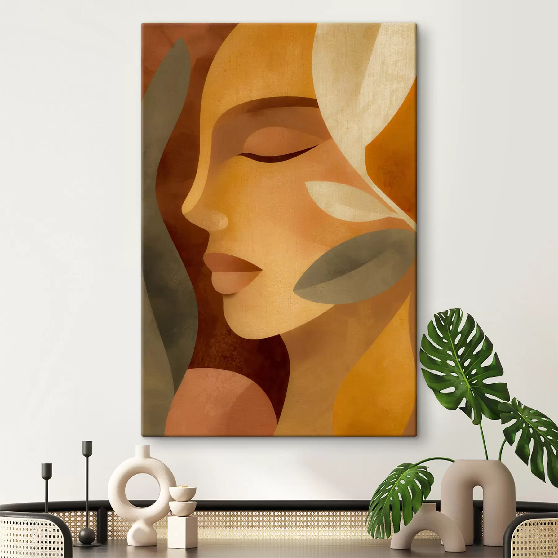 Obraz Abstrakcyjny portret s49448