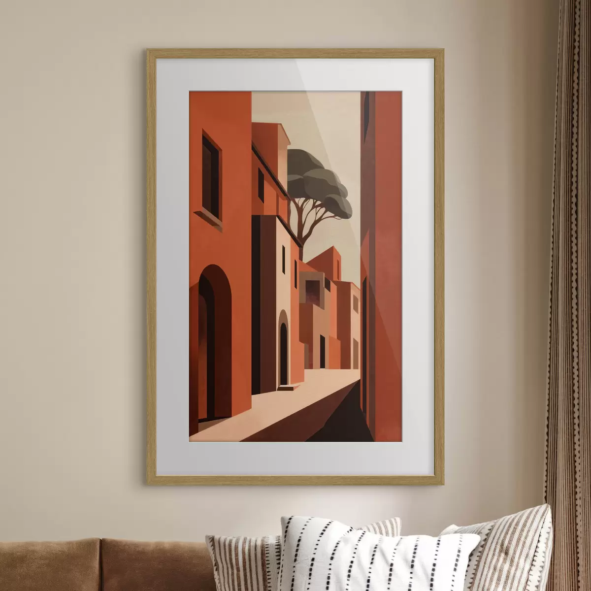 Plakat Wąska ulica f49436