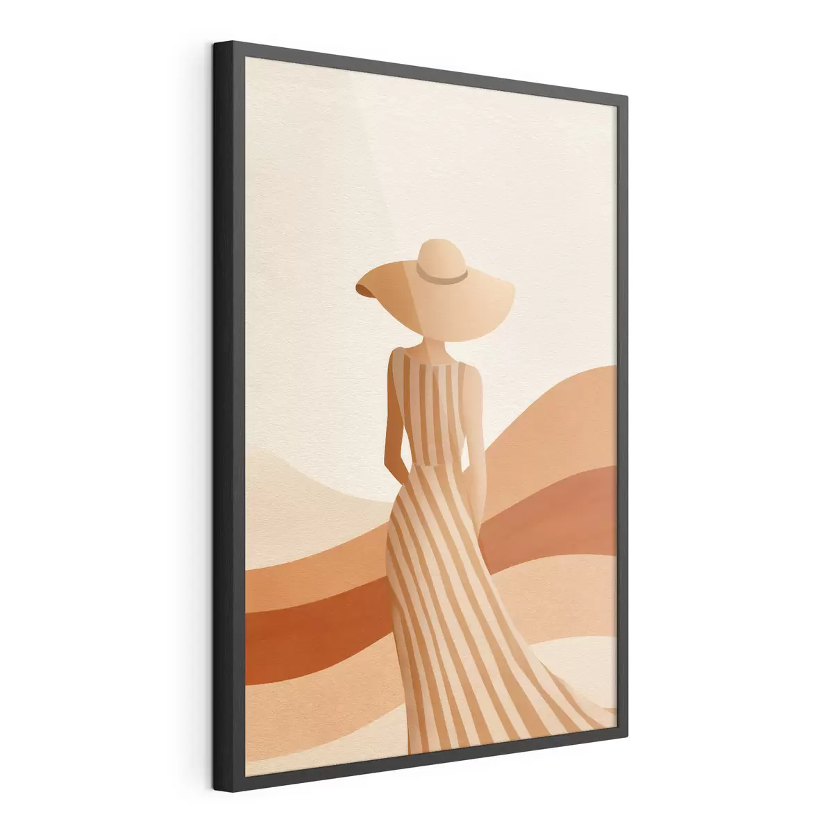 Plakat Kobieta w kapeluszu f49437