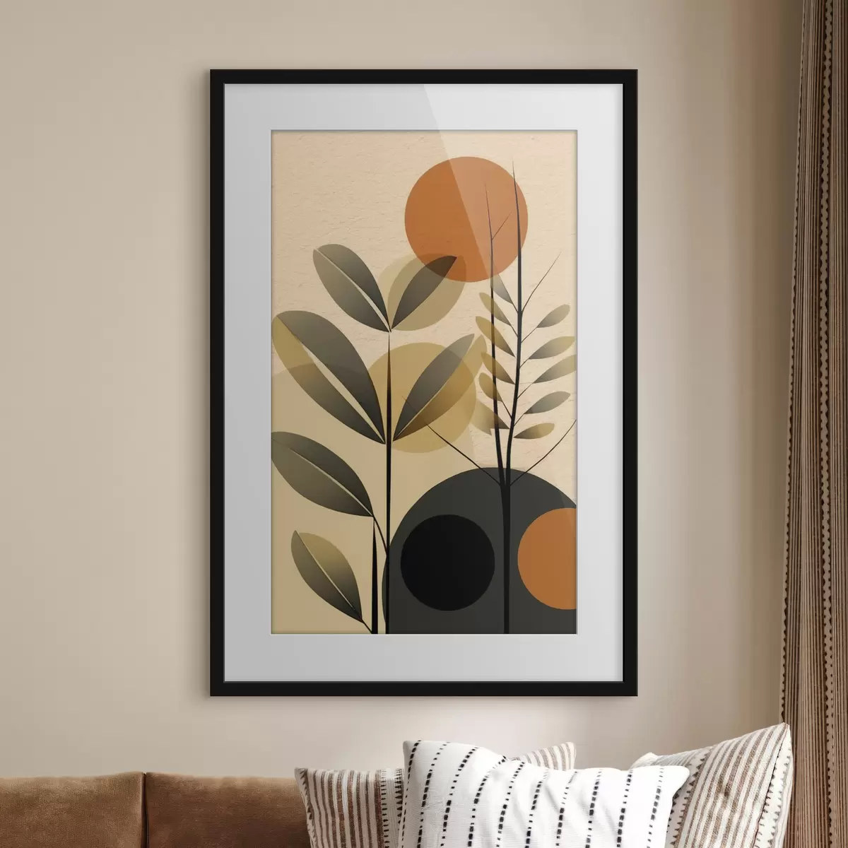 Plakat Liście abstrakcyjne f49438