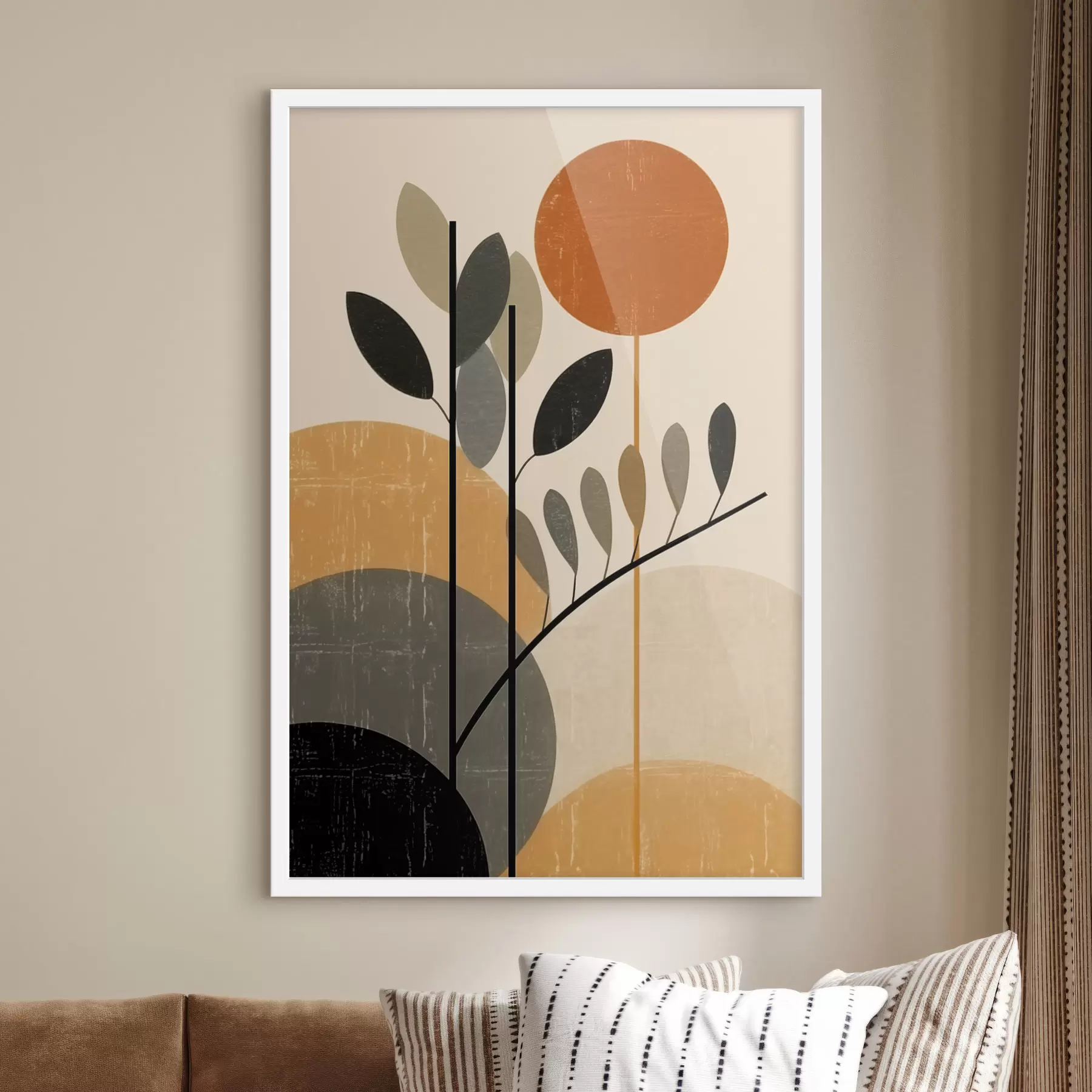 Fototapeta Geometryczne liście f49439