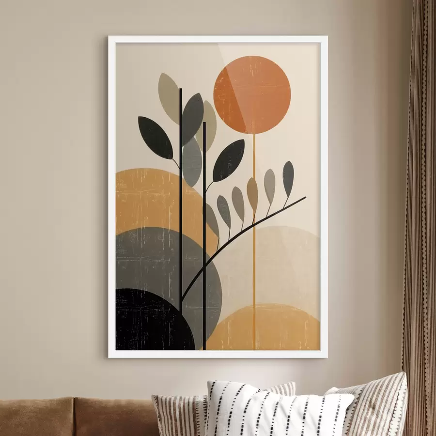 Fototapeta Geometryczne liście f49439