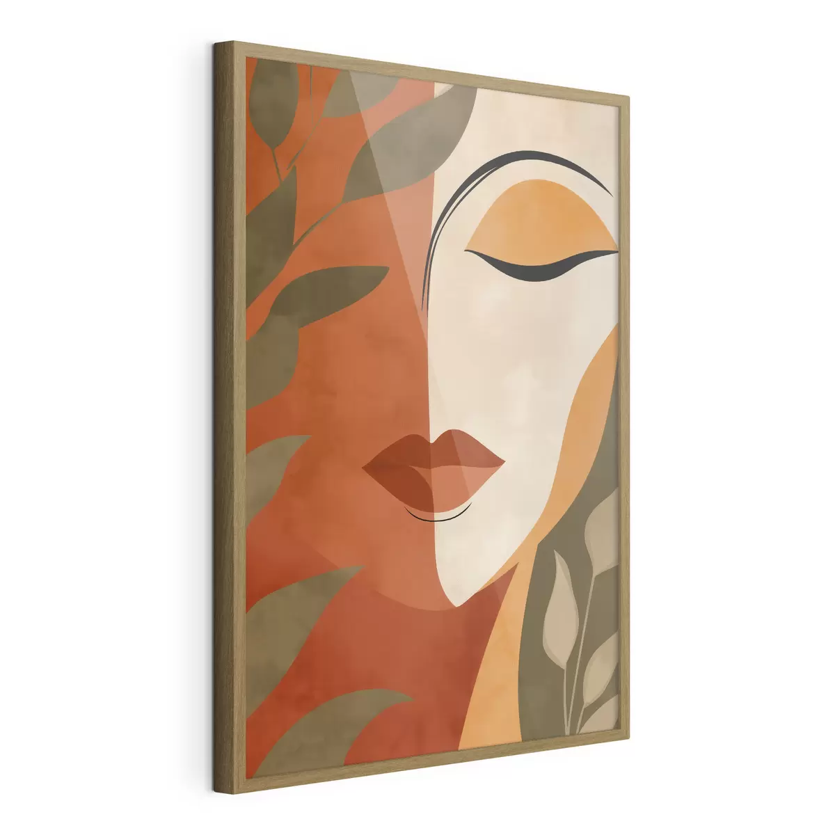 Plakat Abstrakcyjny portret f49449