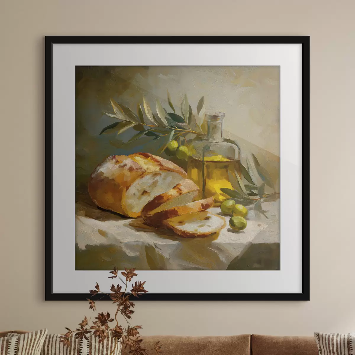 Plakat Chleb i oliwa z oliwek f49529