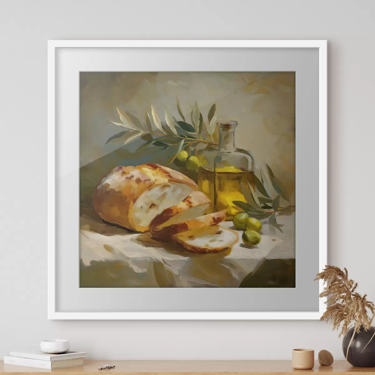 Plakat Chleb i oliwa z oliwek f49529