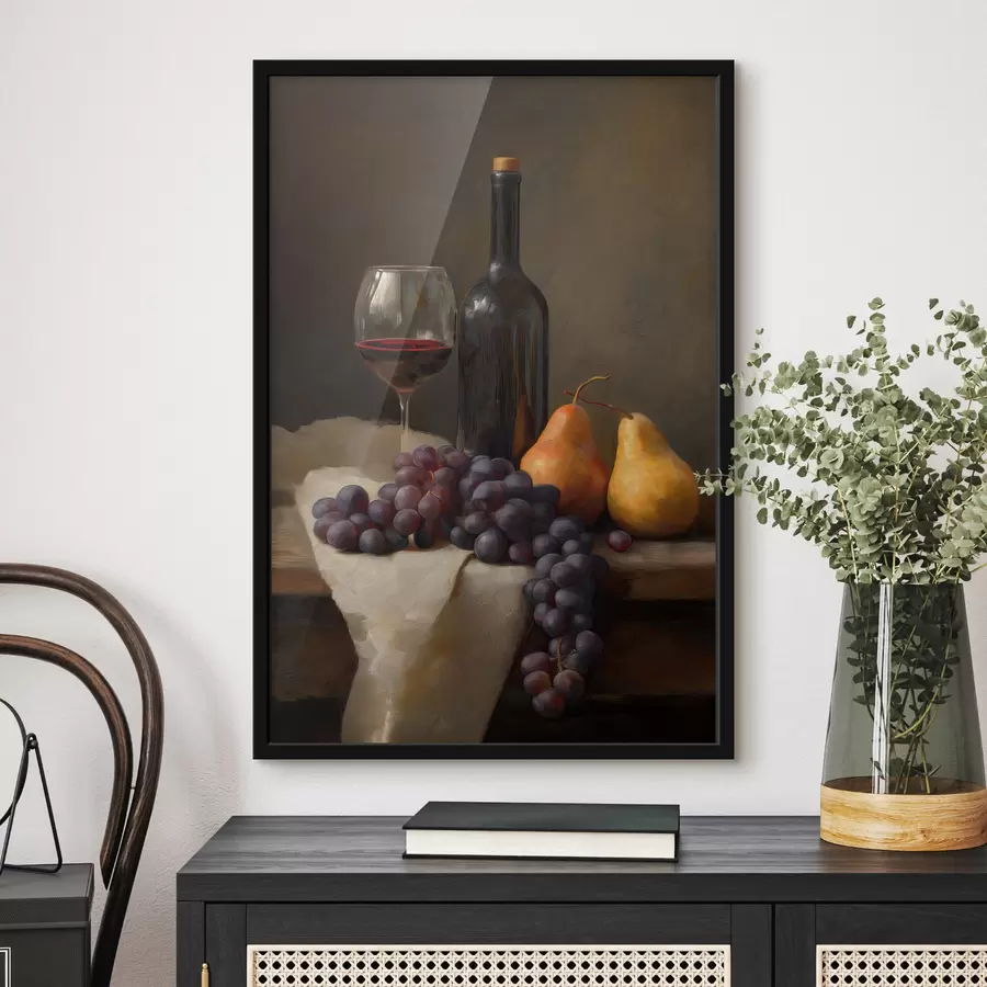 Fototapeta Wino i winogrona f49537