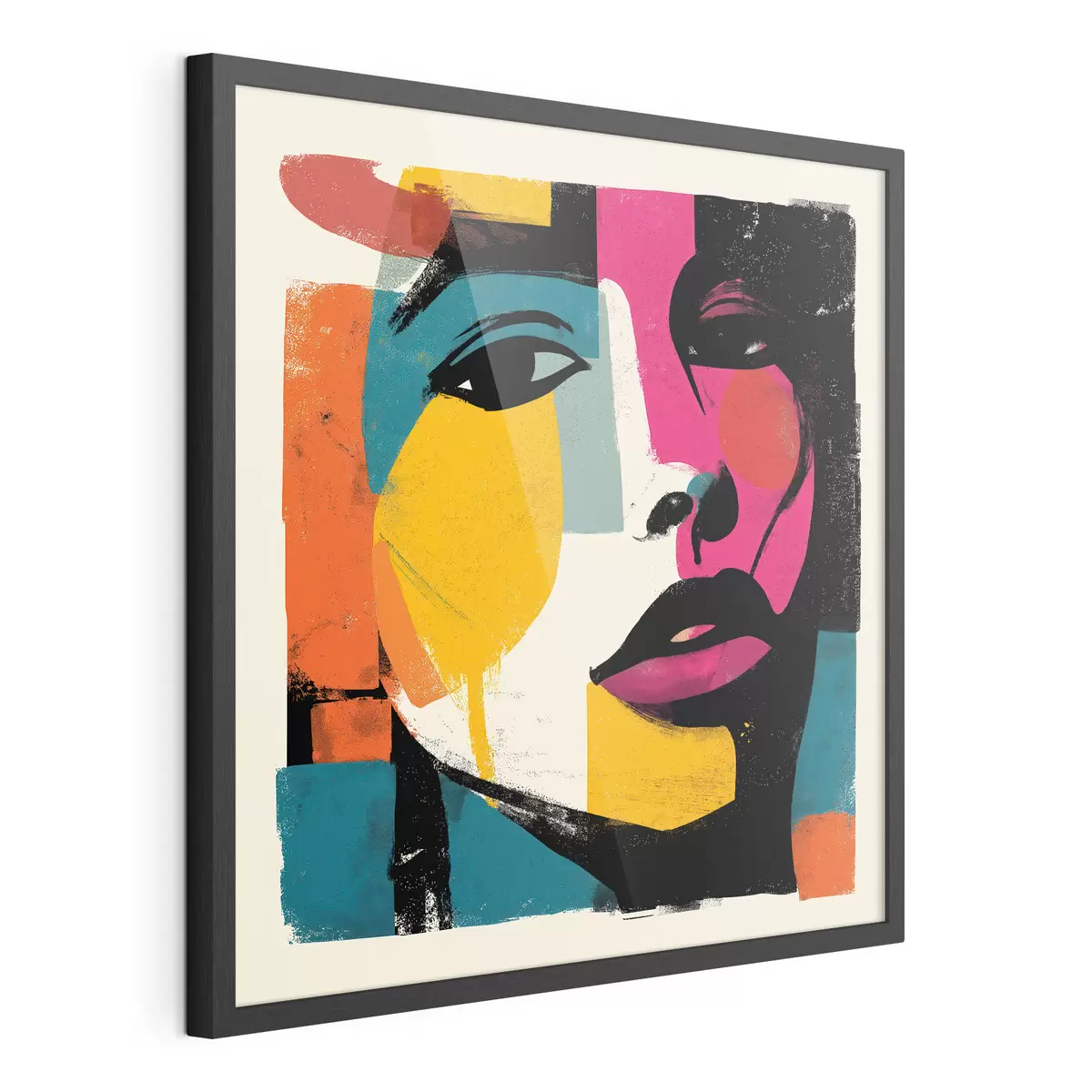 Plakat Abstrakcyjna twarz f49543