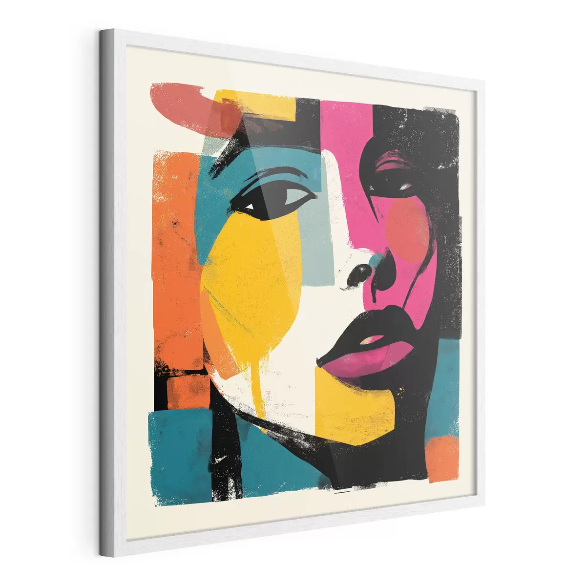 Plakat Abstrakcyjna twarz f49543