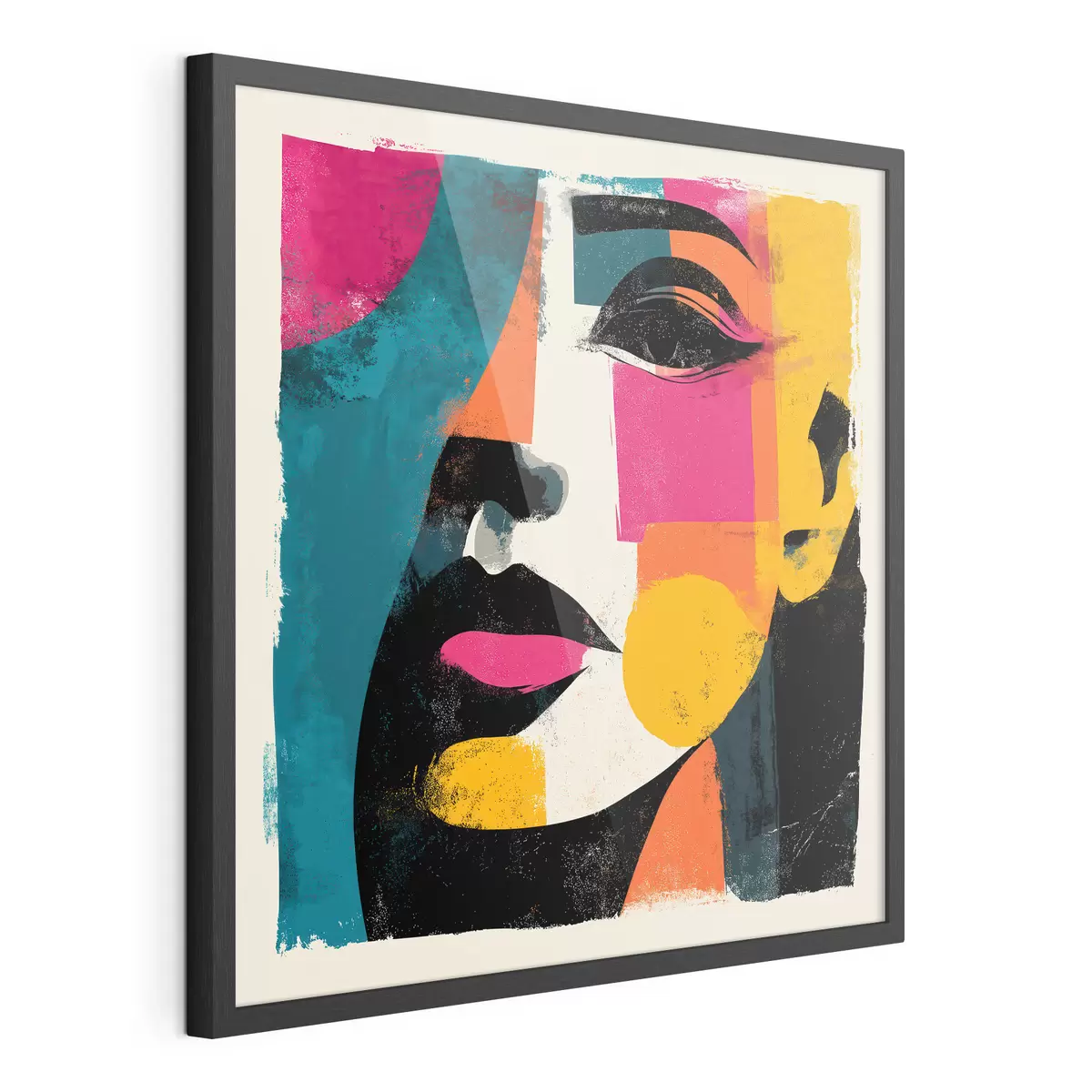 Plakat Abstrakcyjna twarz f49544