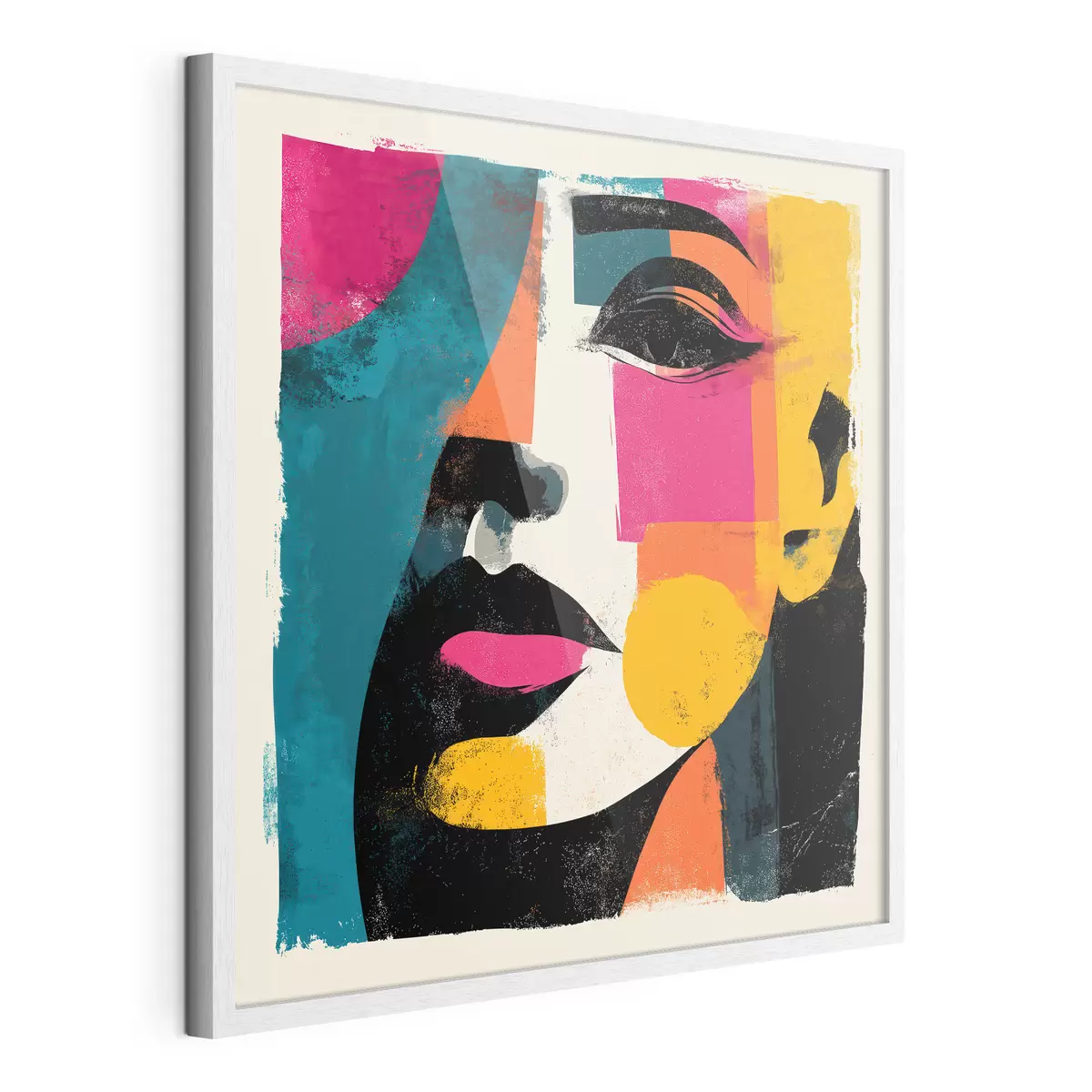 Plakat Abstrakcyjna twarz f49544