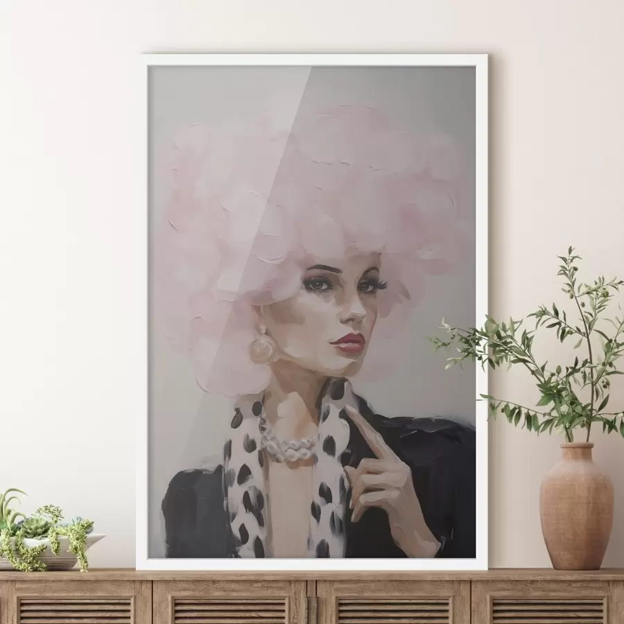 Fototapeta Stylowy obraz przedstawiający kobietę f49509