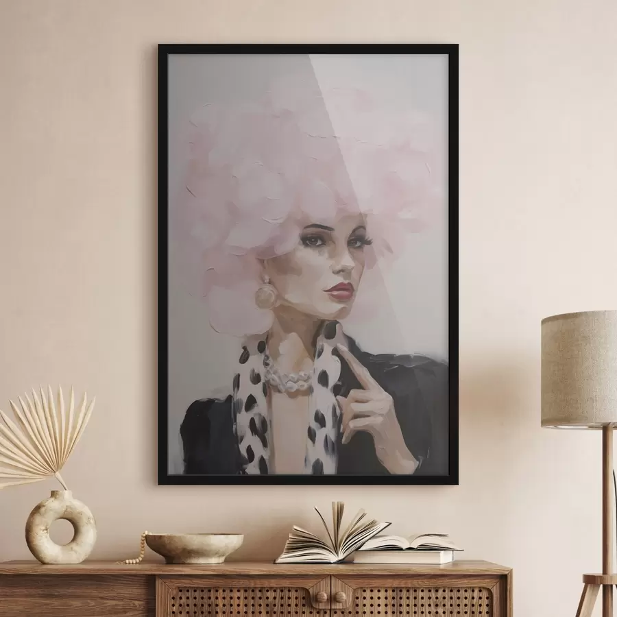 Fototapeta Stylowy obraz przedstawiający kobietę f49509