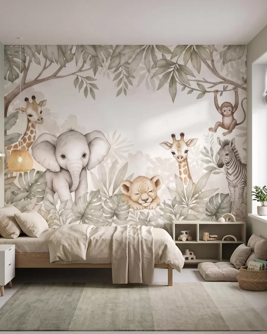 Fototapeta Safari pod gałęziami w09885