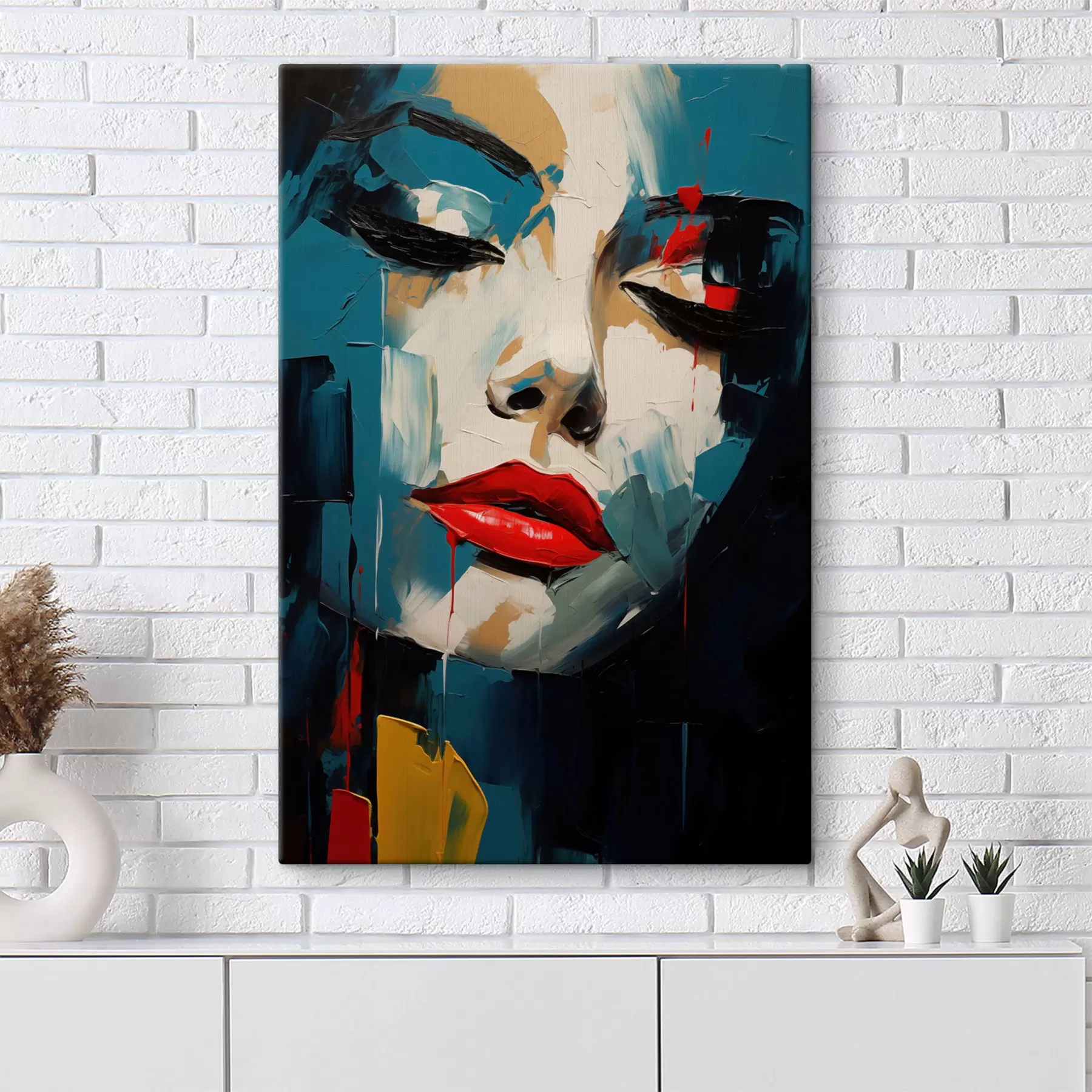 Obraz Portret abstrakcyjny s49627
