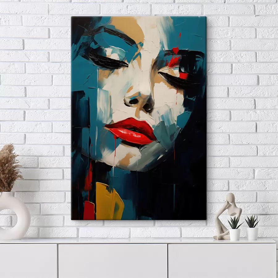 Obraz Portret abstrakcyjny s49627