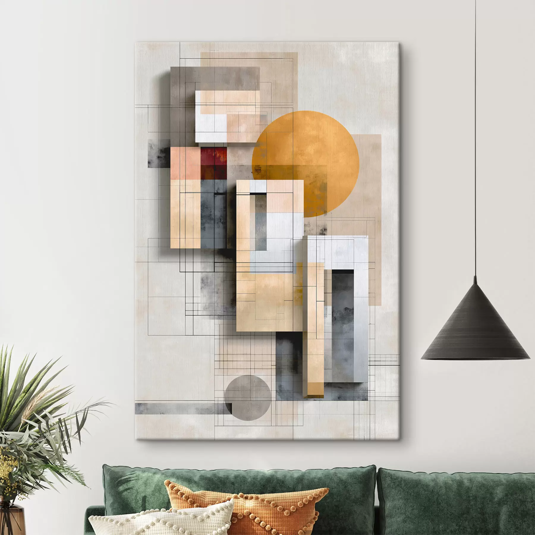 Obraz Abstrakcja geometryczna s49518