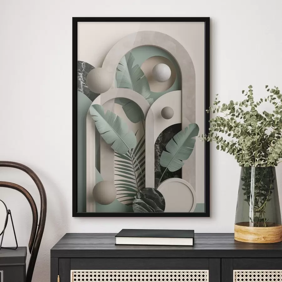 Fototapeta Kompozycja łuku botanicznego f49515