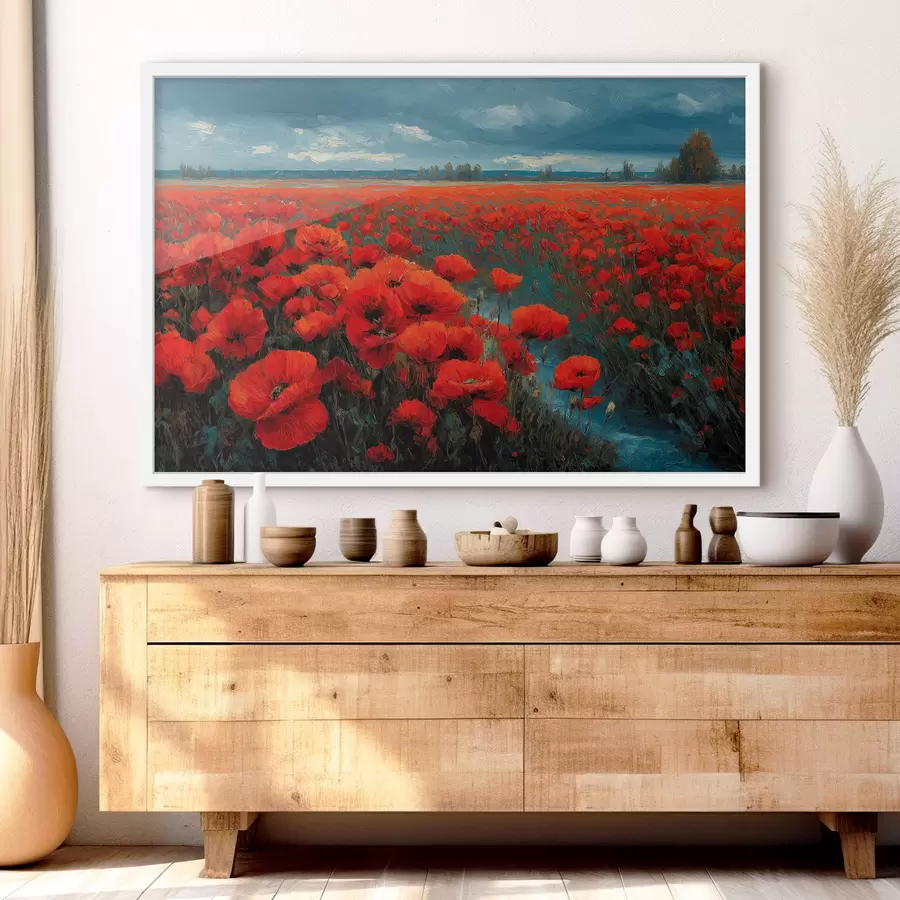 Fototapeta Pole maków f49631