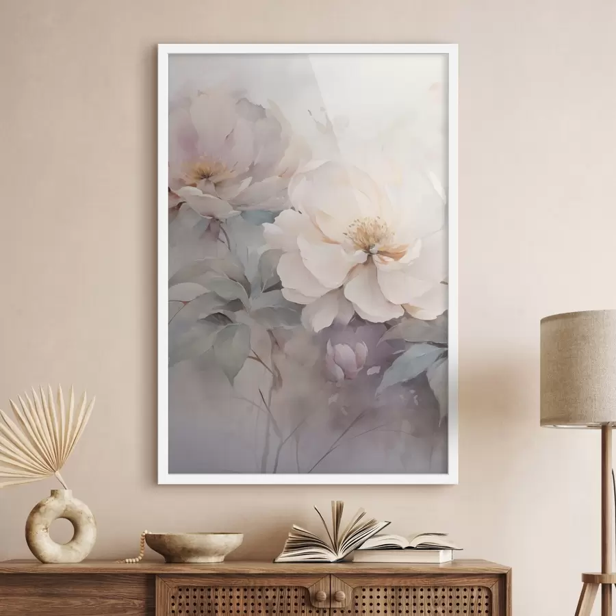 Fototapeta Delikatne piwonie w pastelowych barwach f49375