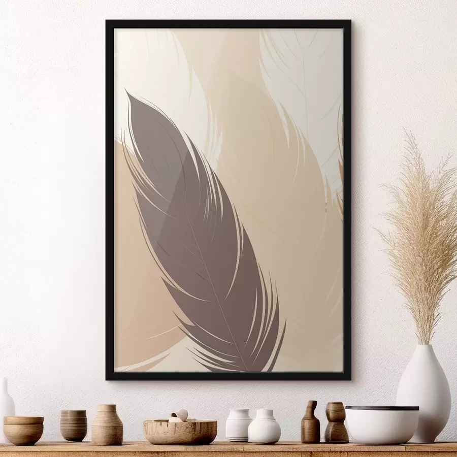 Fototapeta Abstrakcyjny minimalizm w stylu „Feather” f49382