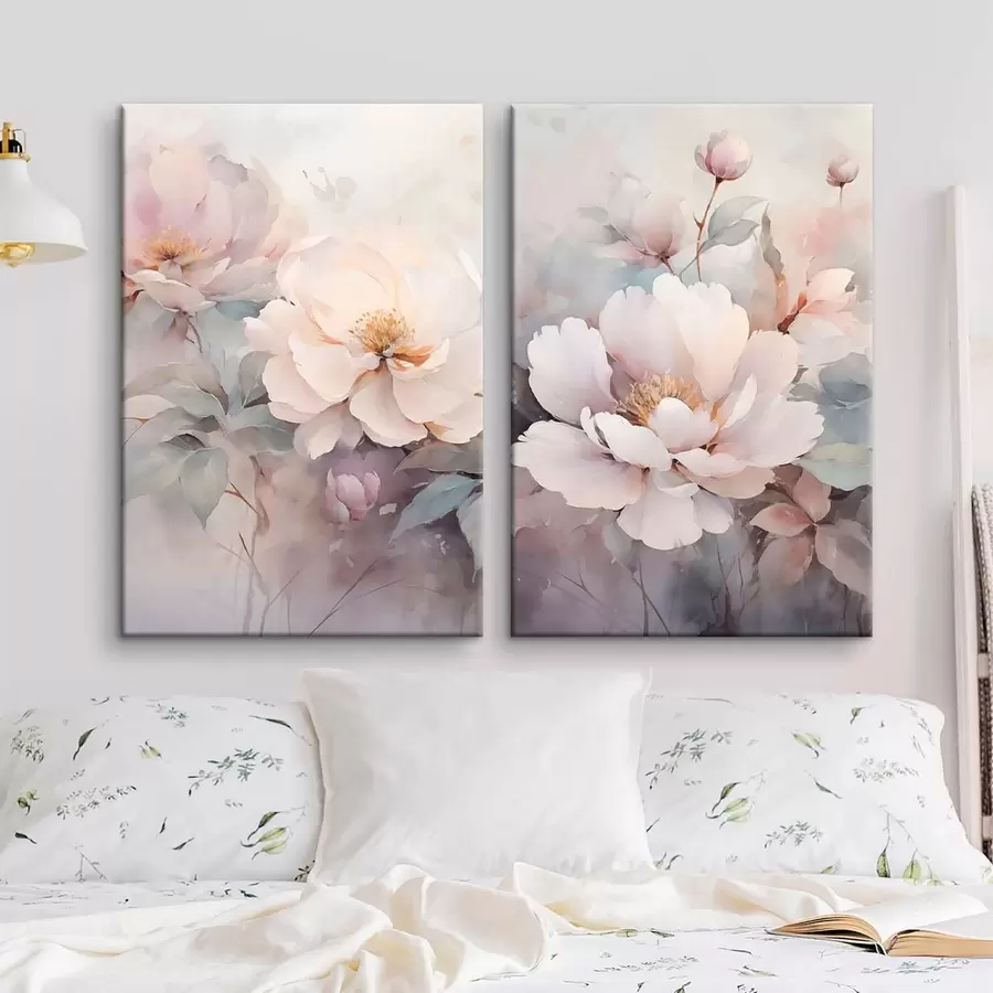 Fototapeta Delikatne piwonie w pastelowych barwach m30603