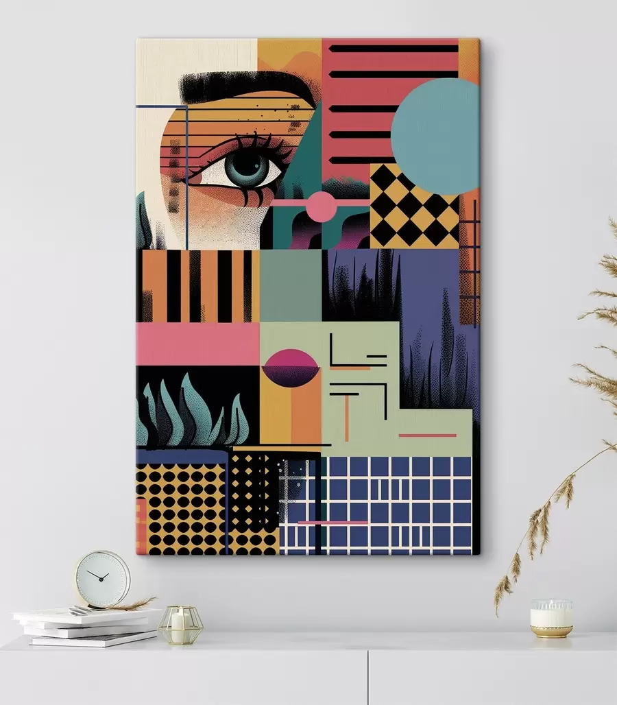 Obraz Abstrakcja geometryczna, pop-art s49739