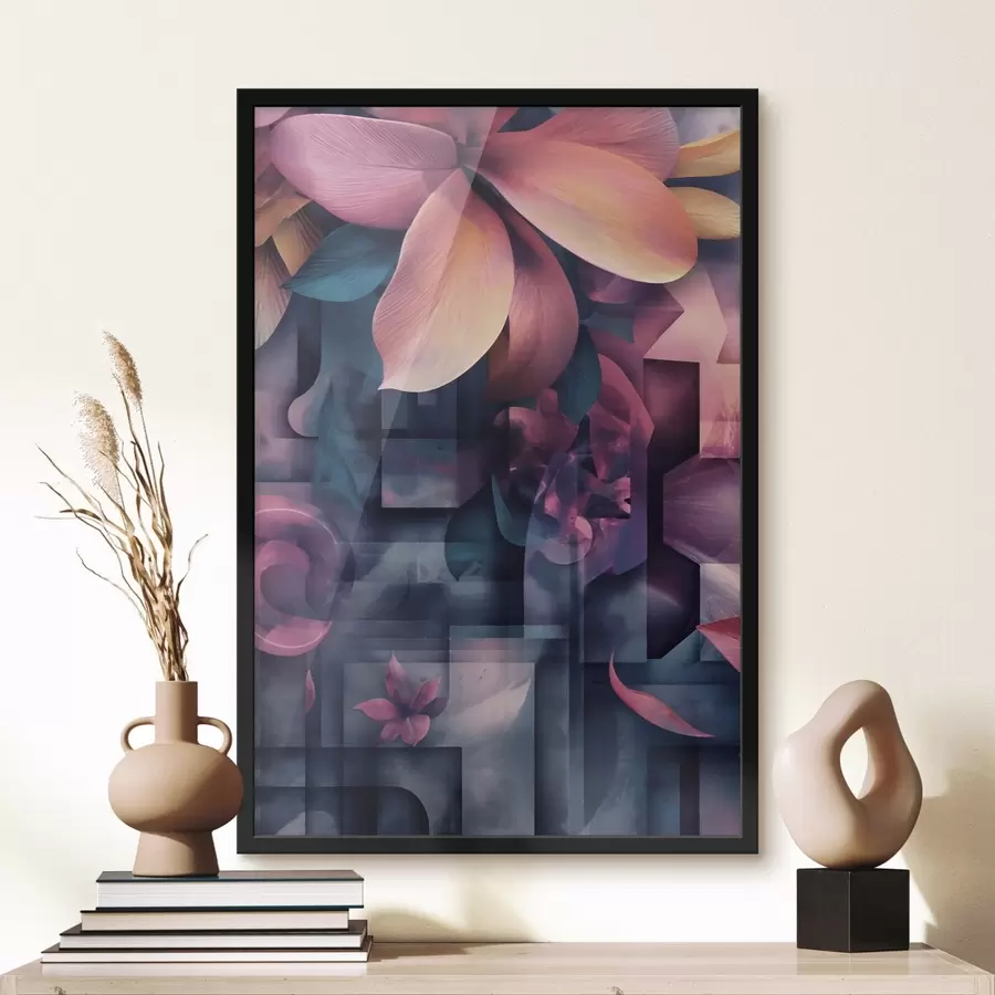 Fototapeta Fioletowe tropikalne kwiaty f49730