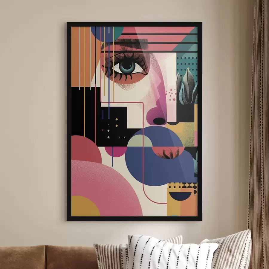 Fototapeta Abstrakcyjny portret kobiety f49738