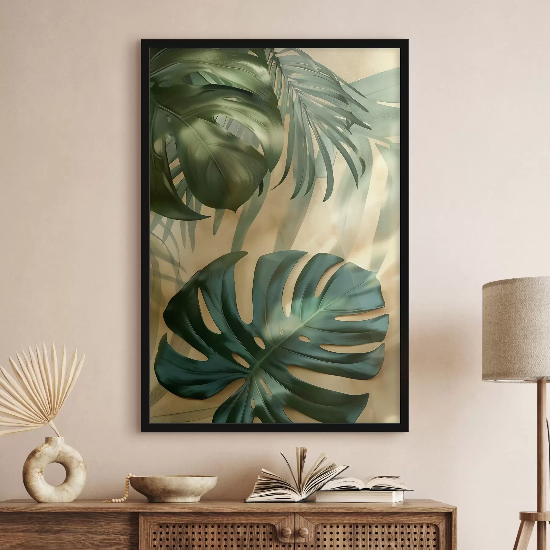 Fototapeta Monstera i tropikalne liście f49552