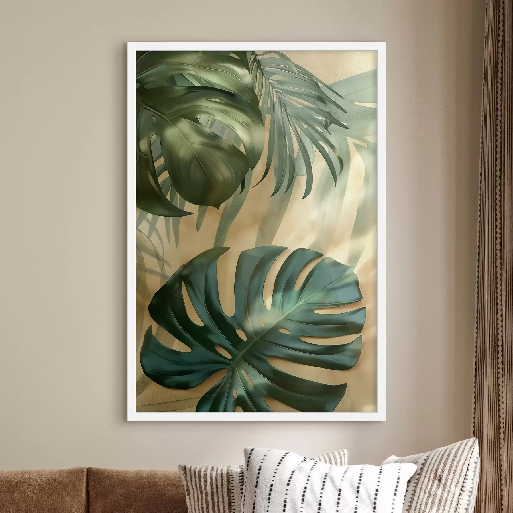 Fototapeta Monstera i tropikalne liście f49552