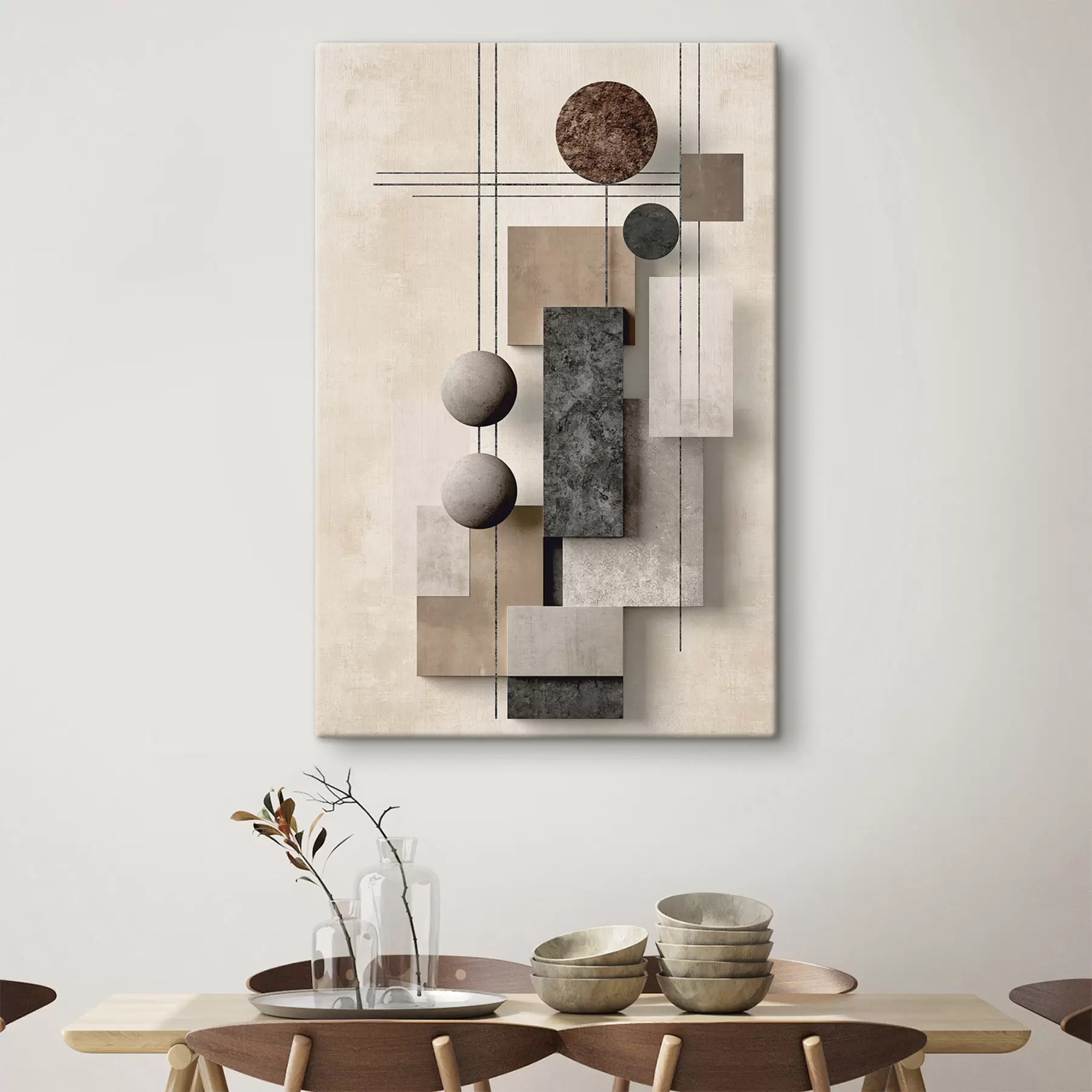 Obraz Abstrakcja geometryczna s49704