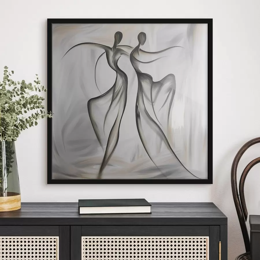 Fototapeta Para tancerzy w abstrakcyjnym stylu f49700
