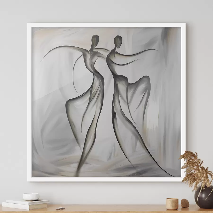 Fototapeta Tancerze w liniach f49700