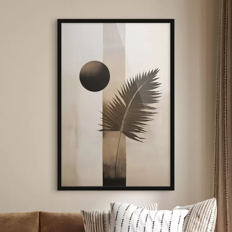 Fototapeta Abstrakcja z motywem tropikalnego liścia f49702