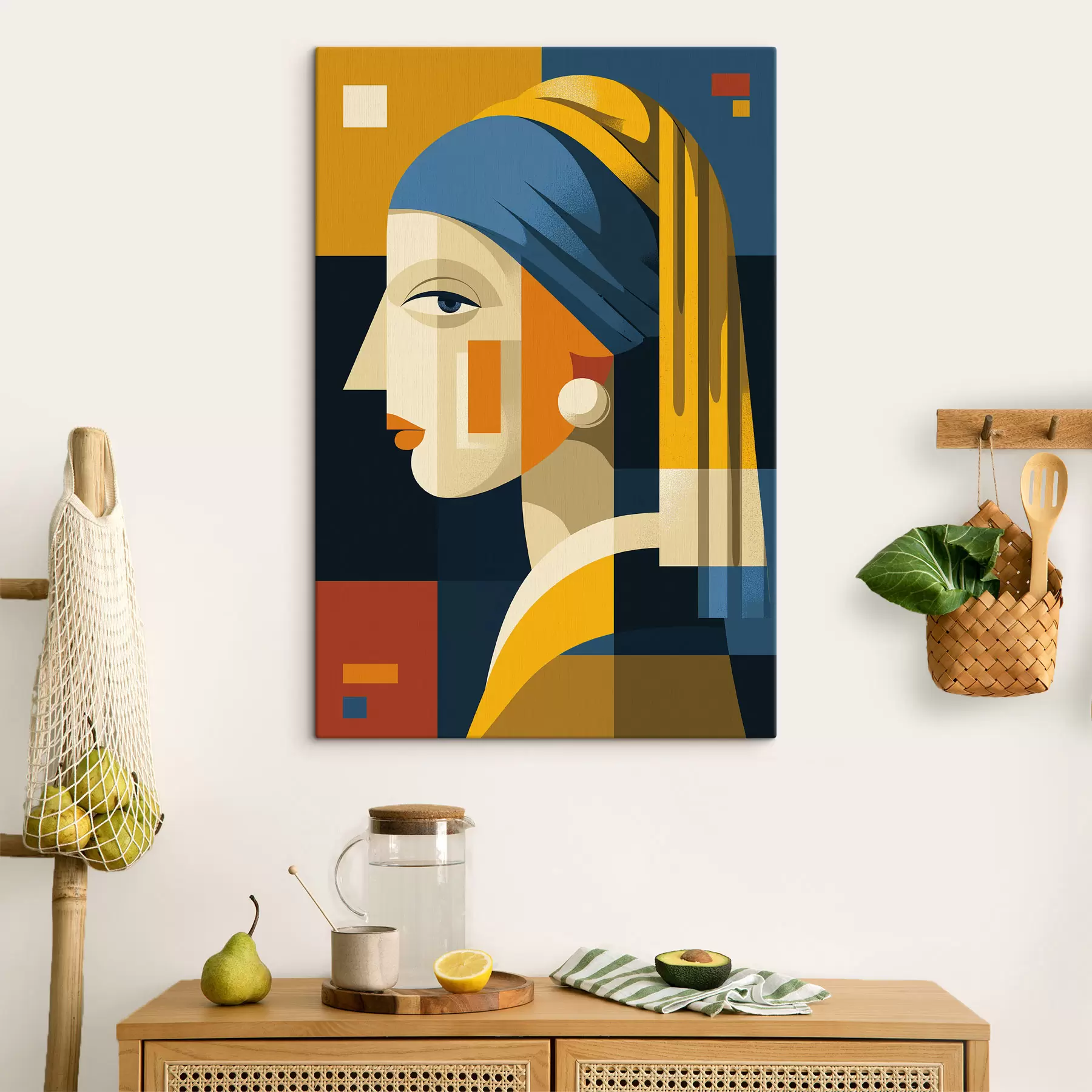 Obraz Geometryczny portret kobiety s49825