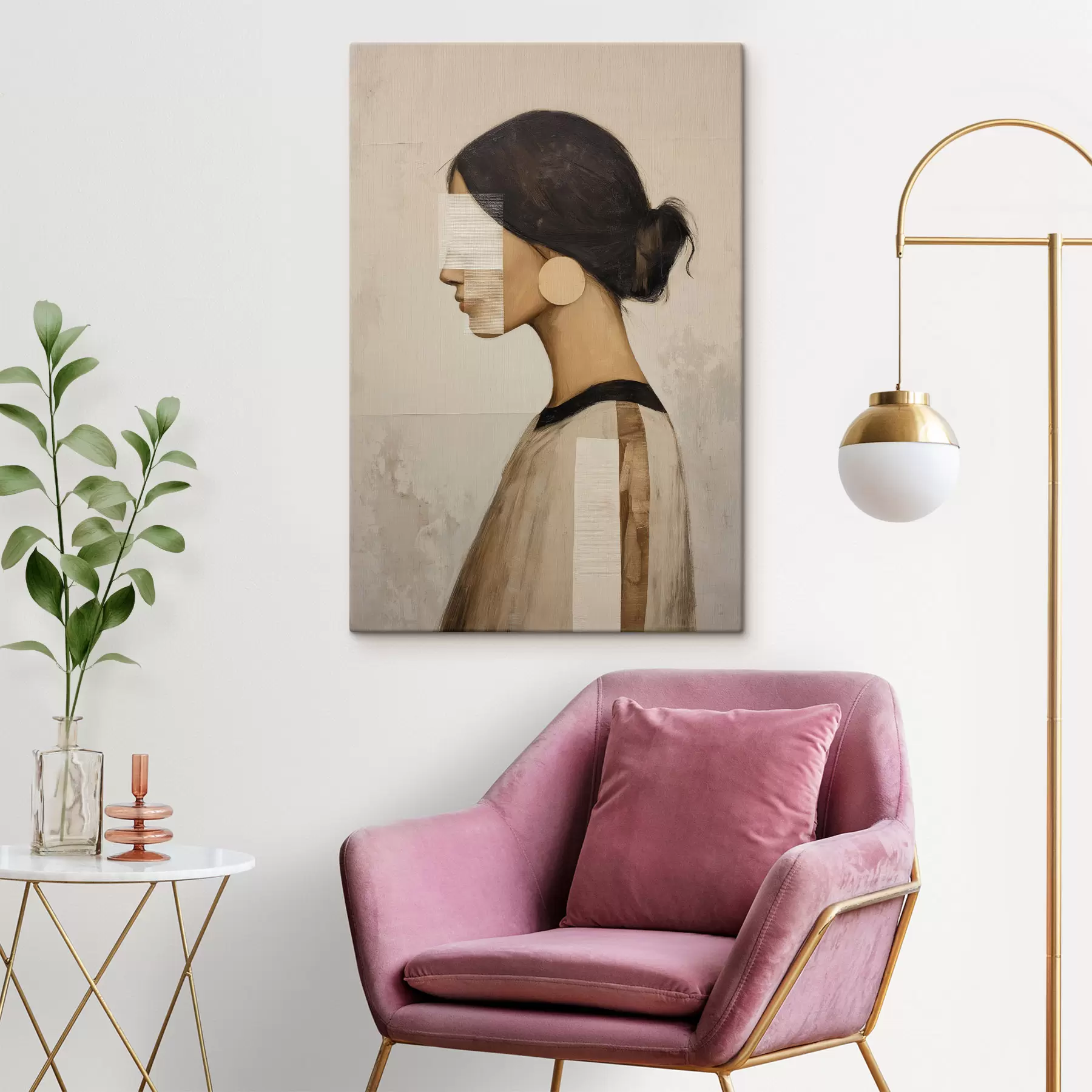 Obraz Profil kobiety s49828