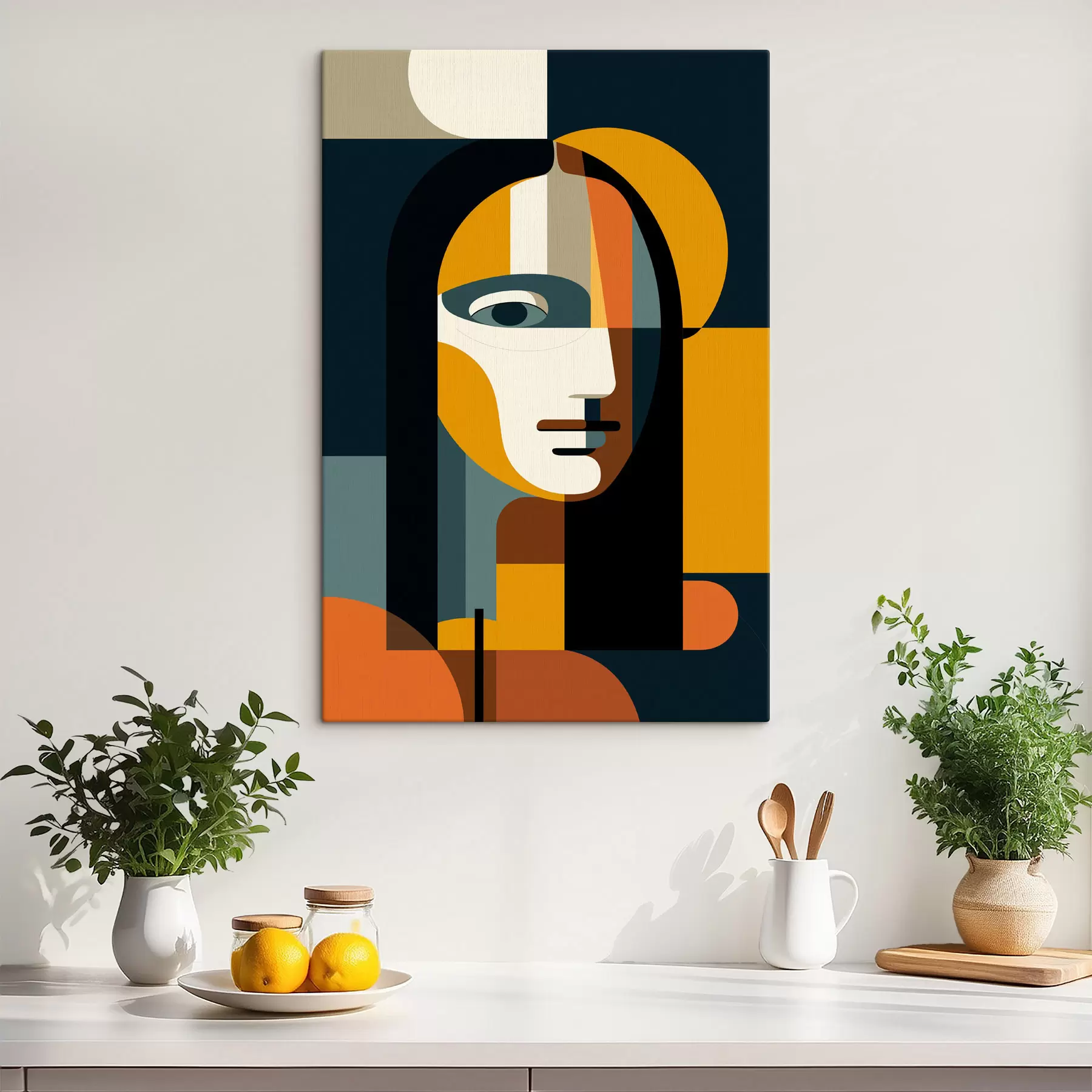 Obraz Portret geometryczny s49835