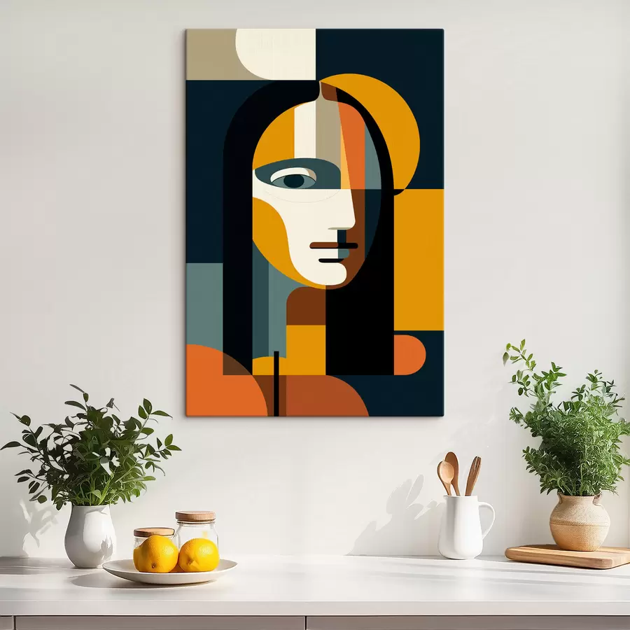 Obraz Portret geometryczny s49835