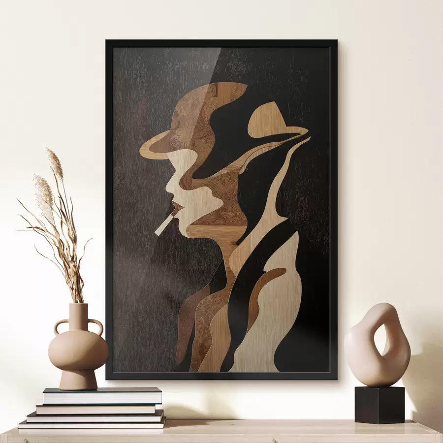 Fototapeta Streszczenie: Profil kobiety f49830
